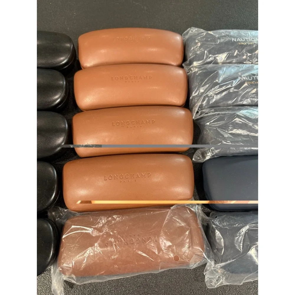 Lot Of 20 Eyeglass Sunglass Cases Nautica, Coach, Pepe Jeans, Longchamp
